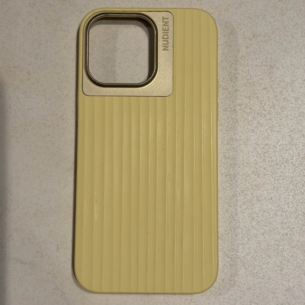 NUDIENT iPhone 14 Pro Max Butter Yellow Phone Case